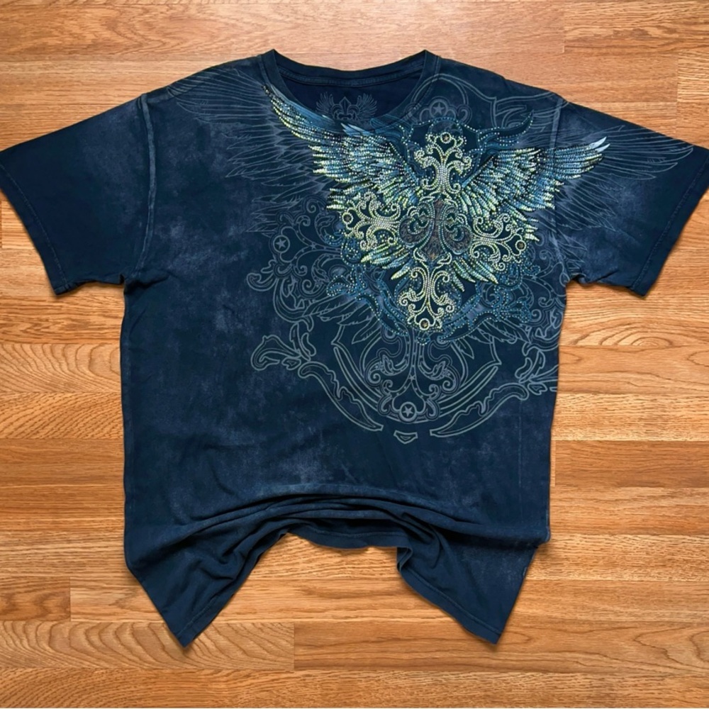 Xzavier Affliction Y2K Grunge Emo T-Shirt